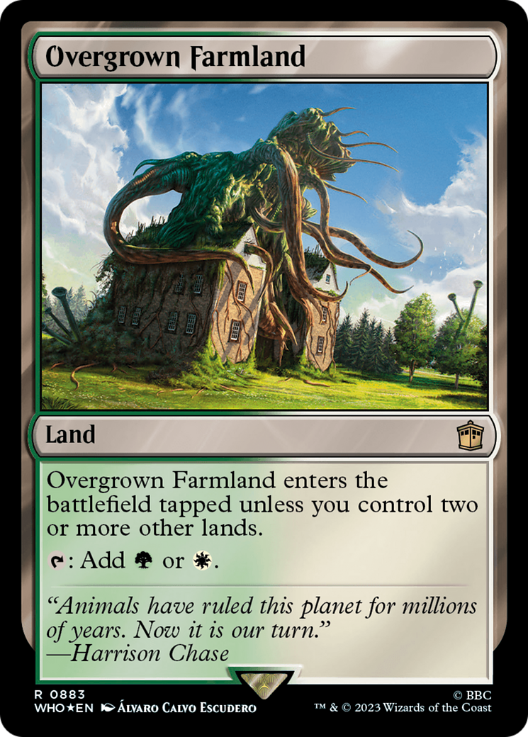 Overgrown Farmland (Surge Foil) [Doctor Who] | Eastridge Sports Cards & Games