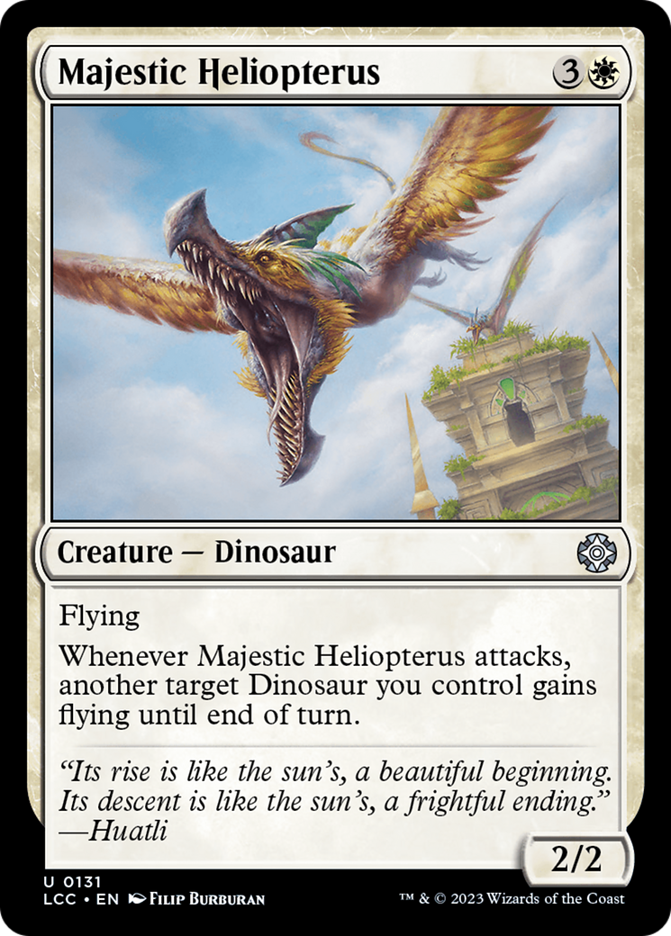 Majestic Heliopterus [The Lost Caverns of Ixalan Commander] | Eastridge Sports Cards & Games