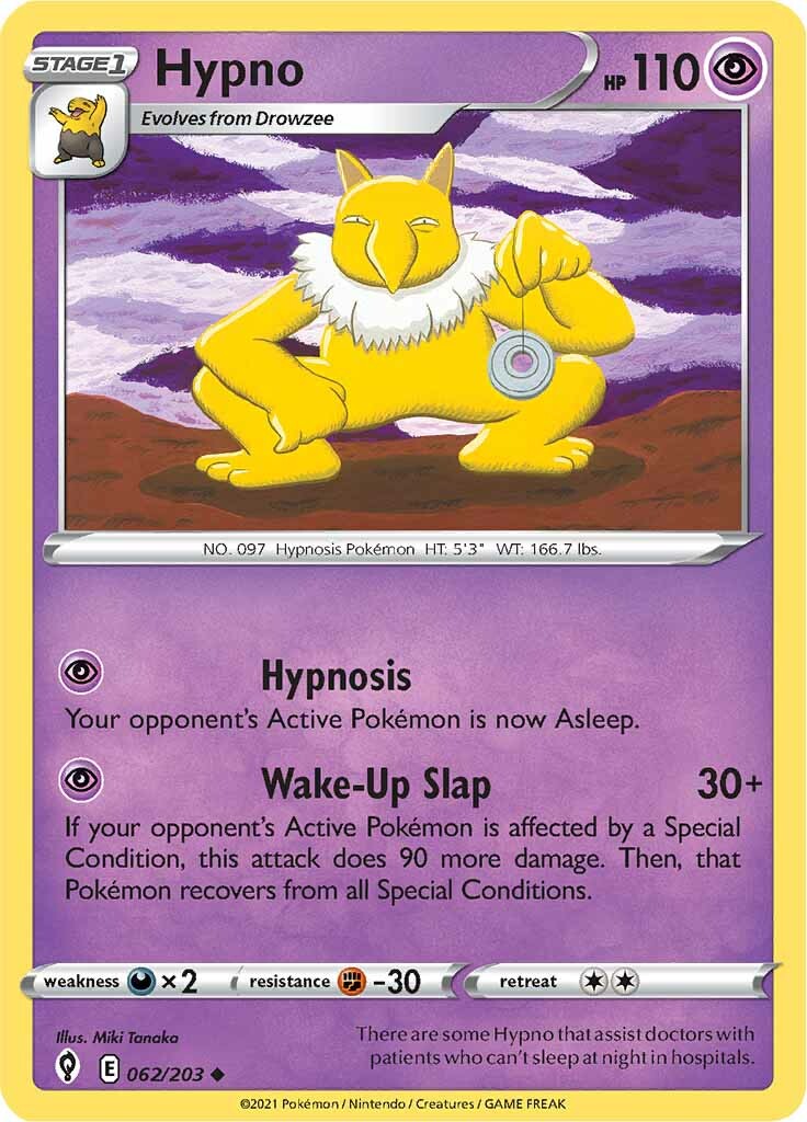 Hypno (062/203) [Sword & Shield: Evolving Skies] | Eastridge Sports Cards & Games