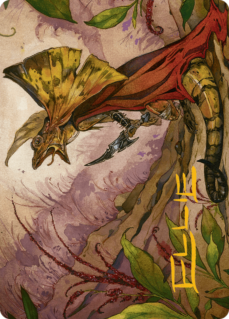 Hired Claw Art Card (Gold-Stamped Signature) [Bloomburrow Art Series] | Eastridge Sports Cards & Games