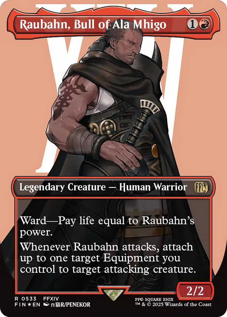 Raubahn, Bull of Ala Mhigo (Borderless) (Surge Foil) [FINAL FANTASY] | Eastridge Sports Cards & Games