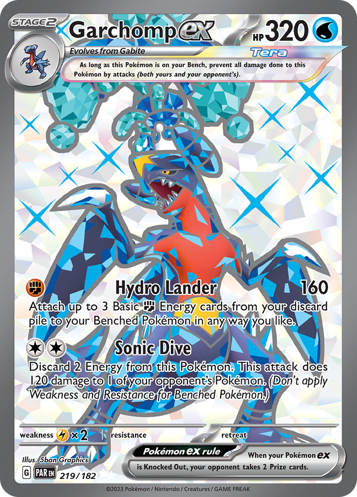 Garchomp ex (219/182) [Scarlet & Violet: Paradox Rift] | Eastridge Sports Cards & Games