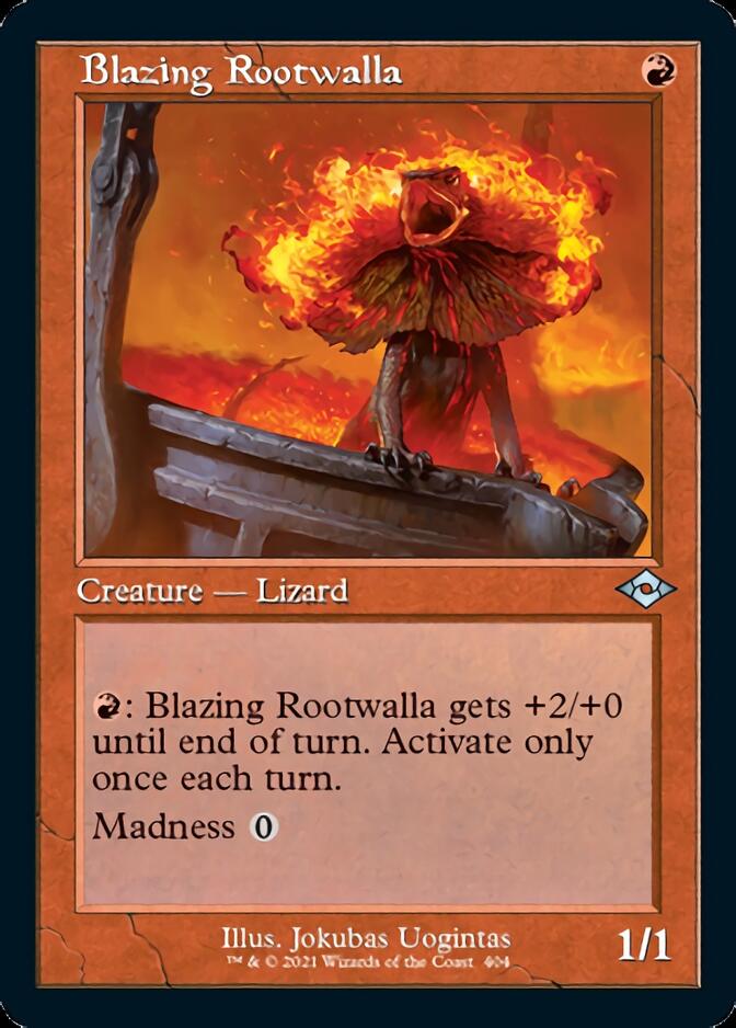 Blazing Rootwalla (Retro Foil Etched) [Modern Horizons 2] | Eastridge Sports Cards & Games