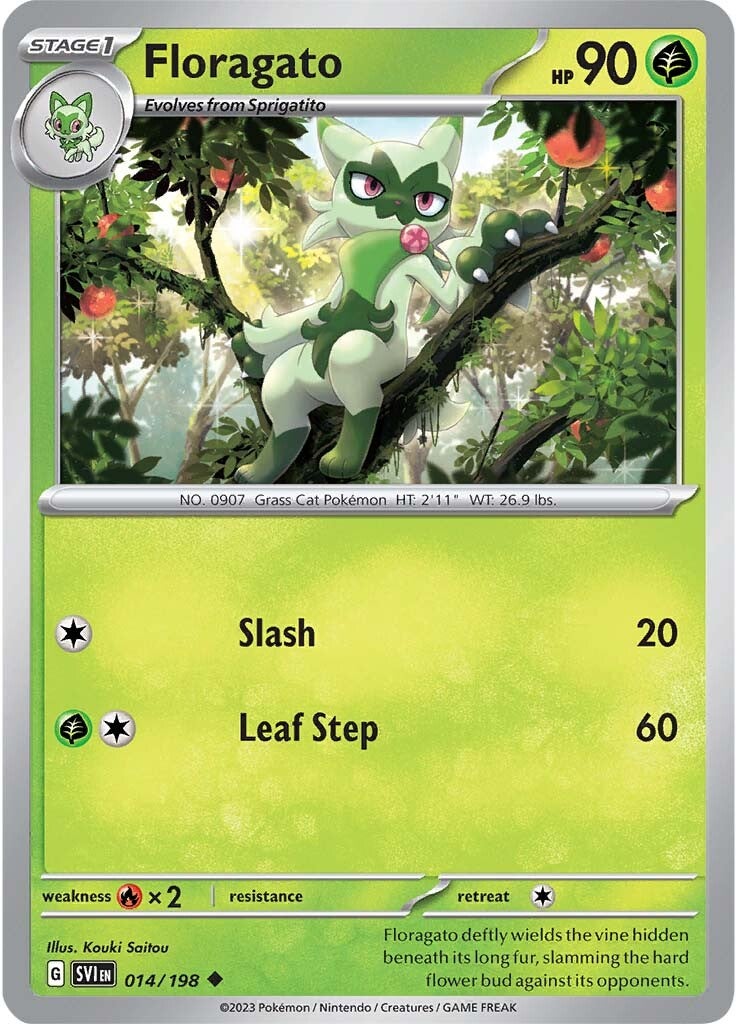 Floragato (014/198) [Scarlet & Violet: Base Set] | Eastridge Sports Cards & Games