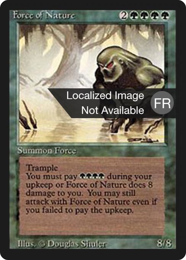 Force of Nature [Foreign Black Border] | Eastridge Sports Cards & Games