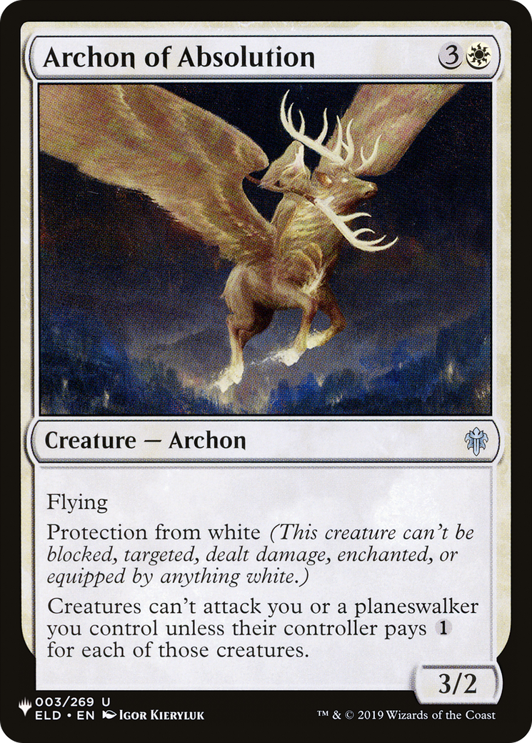 Archon of Absolution [The List] | Eastridge Sports Cards & Games