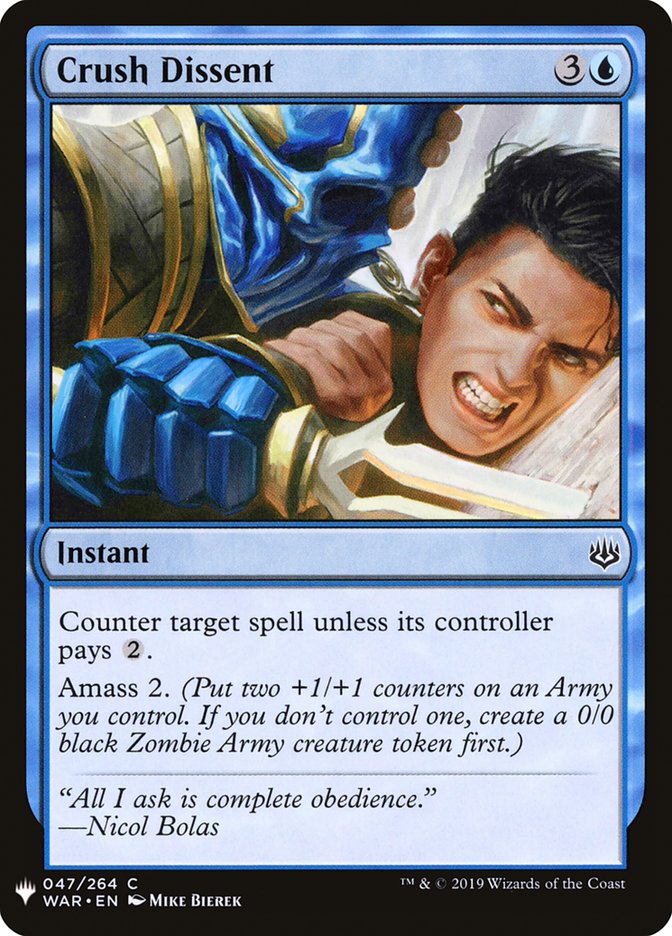 Crush Dissent [Mystery Booster] | Eastridge Sports Cards & Games