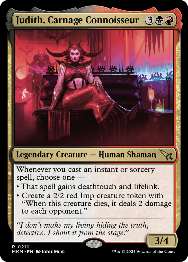 Judith, Carnage Connoisseur [Murders at Karlov Manor] | Eastridge Sports Cards & Games