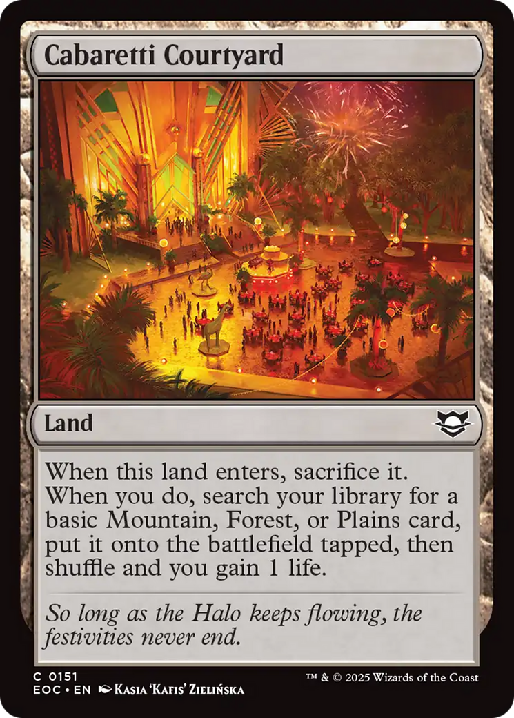 Cabaretti Courtyard [Edge of Eternities Commander] | Eastridge Sports Cards & Games