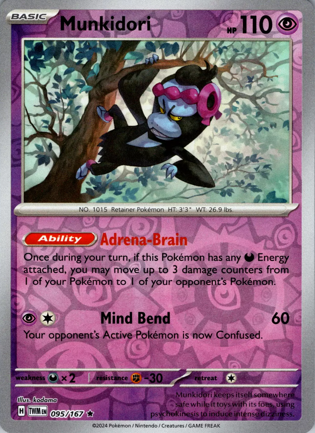 Munkidori (095/167) [Scarlet & Violet: Twilight Masquerade] | Eastridge Sports Cards & Games