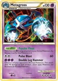 Metagross (4/95) (Cracked Ice Holo) (Theme Deck Exclusive) [HeartGold & SoulSilver: Unleashed] | Eastridge Sports Cards & Games