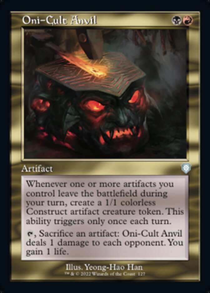 Oni-Cult Anvil (Retro) [The Brothers' War Commander] | Eastridge Sports Cards & Games