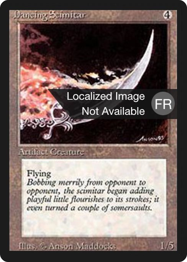 Dancing Scimitar [Foreign Black Border] | Eastridge Sports Cards & Games