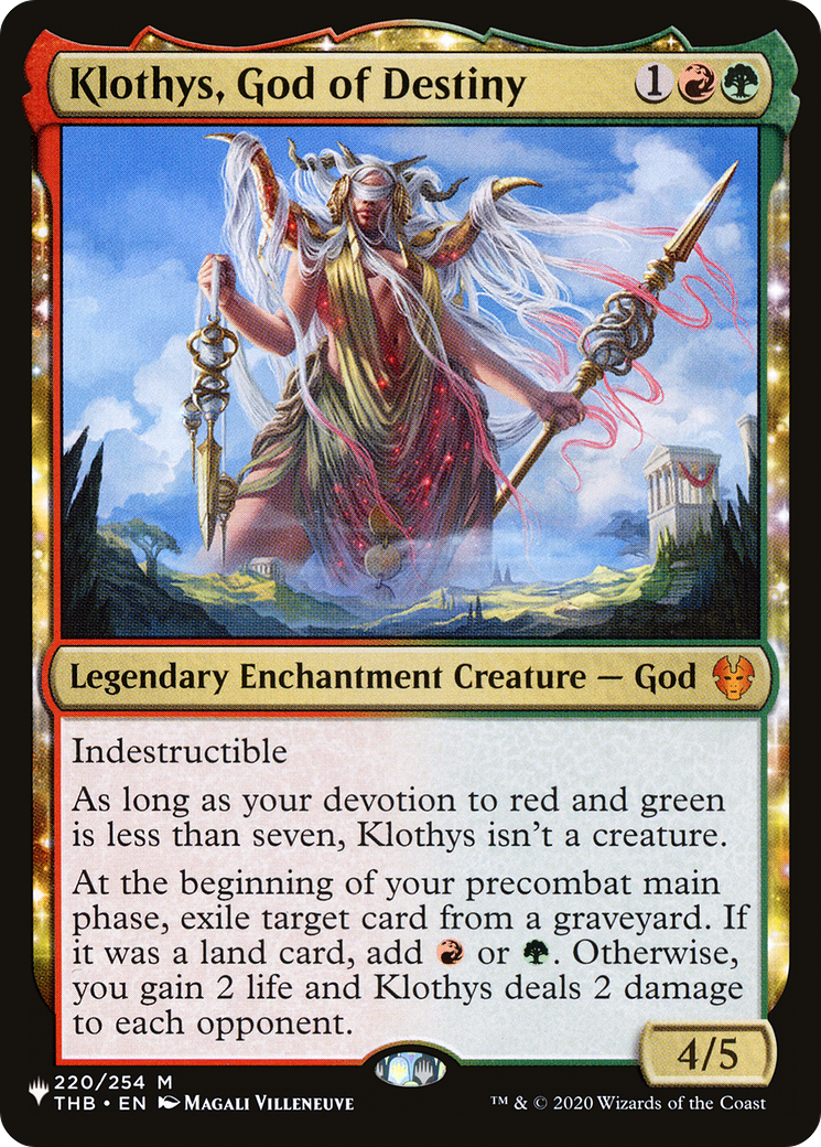 Klothys, God of Destiny [The List] | Eastridge Sports Cards & Games