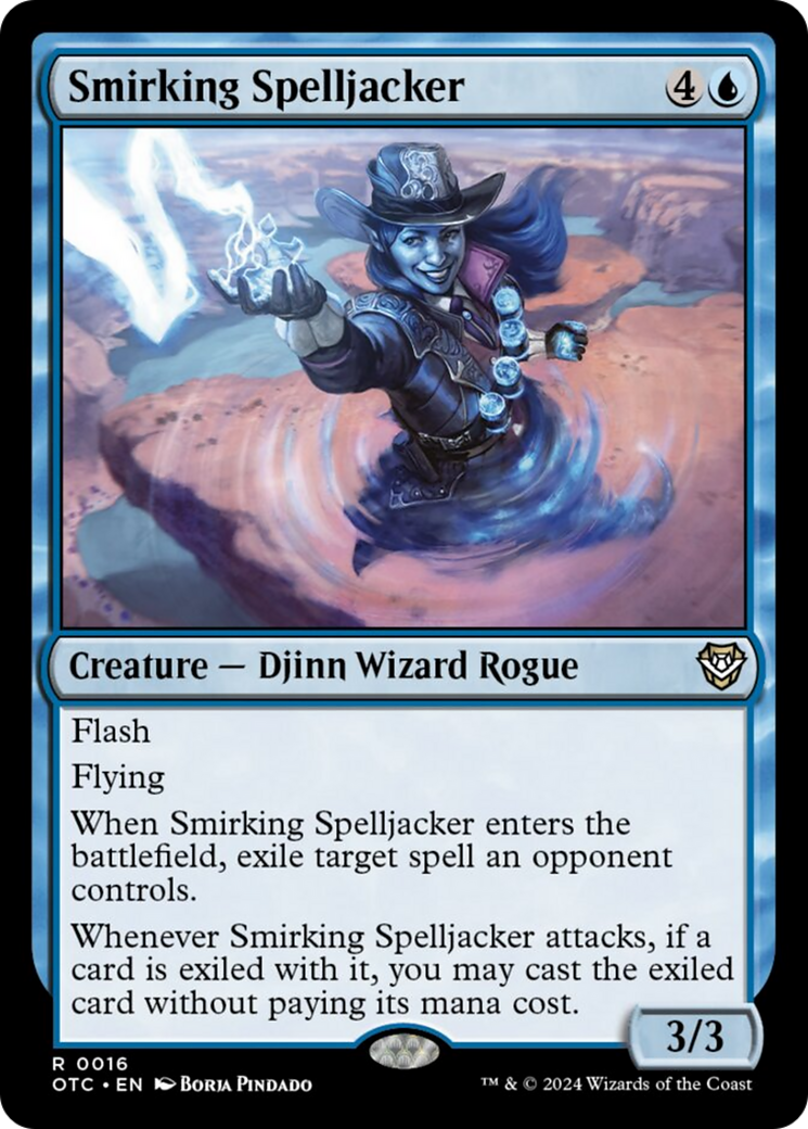 Smirking Spelljacker [Outlaws of Thunder Junction Commander] | Eastridge Sports Cards & Games