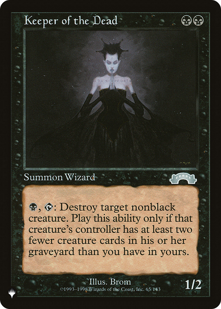 Keeper of the Dead [The List] | Eastridge Sports Cards & Games