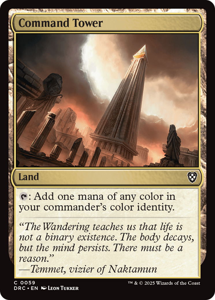 Command Tower [Aetherdrift Commander] | Eastridge Sports Cards & Games