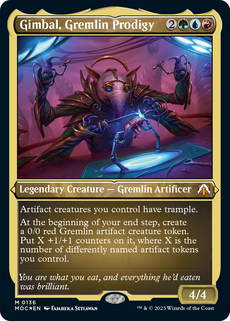 Gimbal, Gremlin Prodigy (Display Commander) [March of the Machine Commander] | Eastridge Sports Cards & Games