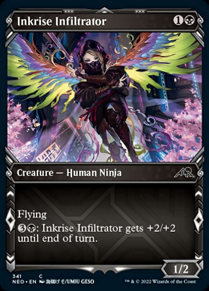 Inkrise Infiltrator (Showcase Ninja) [Kamigawa: Neon Dynasty] | Eastridge Sports Cards & Games