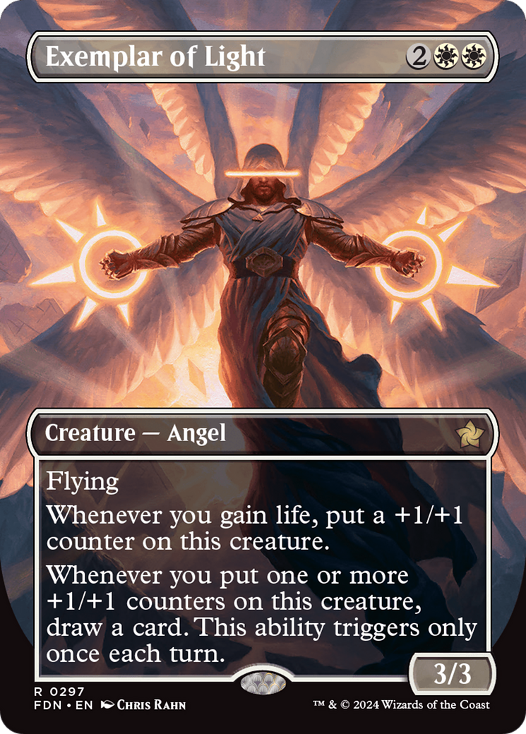 Exemplar of Light (Borderless) [Foundations] | Eastridge Sports Cards & Games