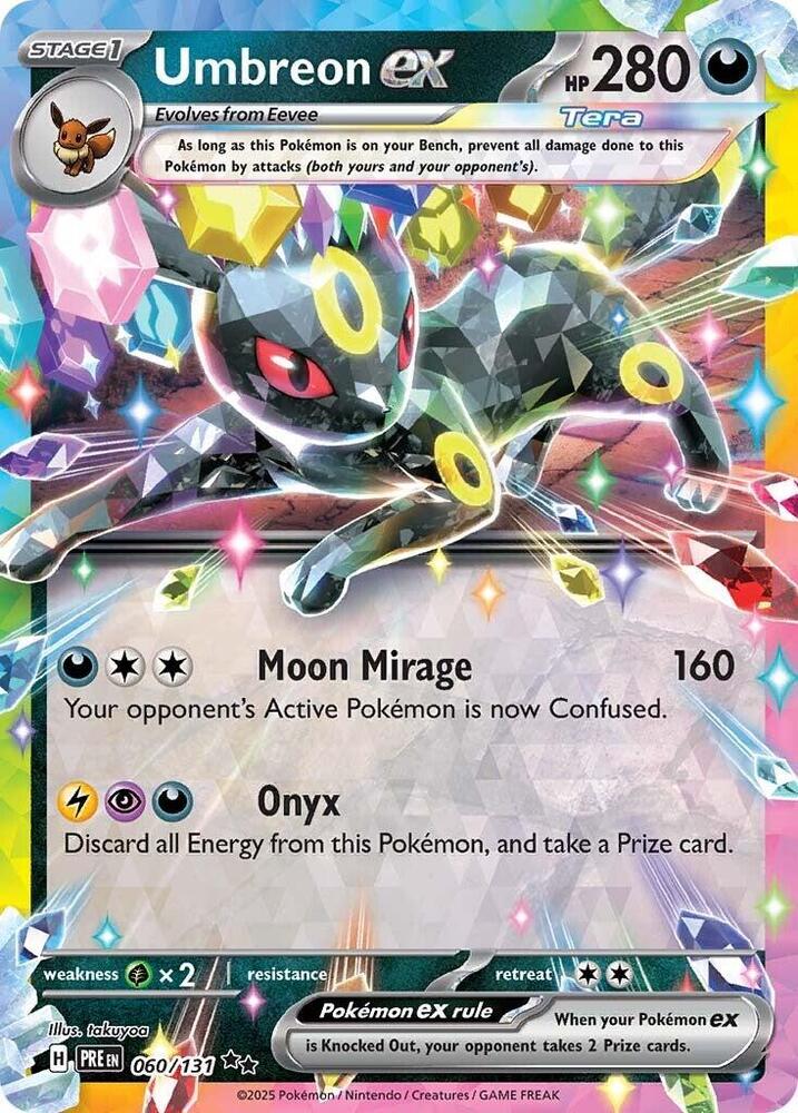 Umbreon ex (060/131) [Scarlet & Violet: Prismatic Evolutions] | Eastridge Sports Cards & Games