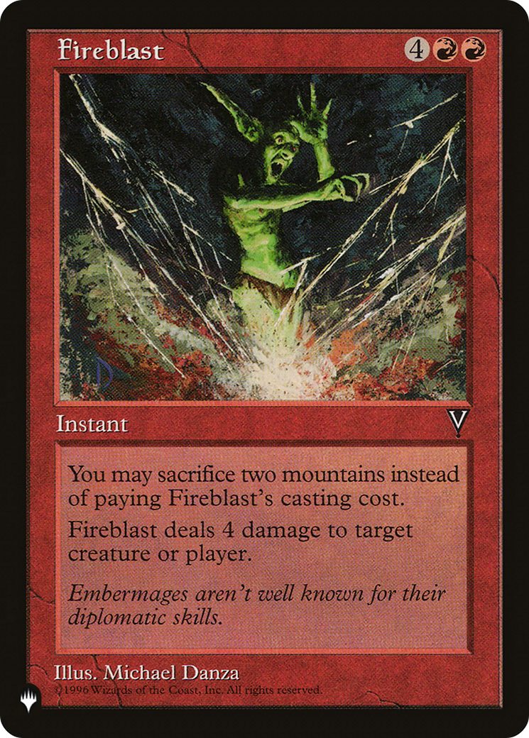 Fireblast [The List] | Eastridge Sports Cards & Games