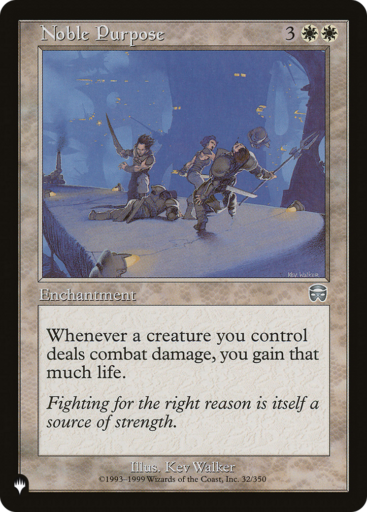 Noble Purpose [The List] | Eastridge Sports Cards & Games