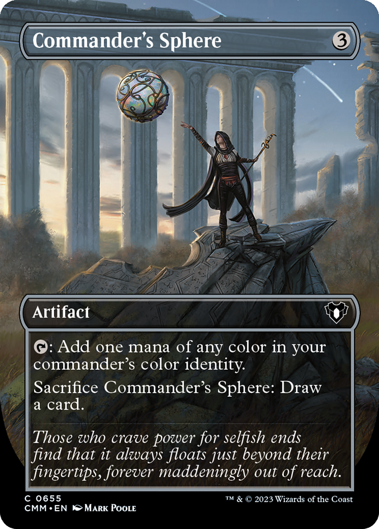 Commander's Sphere (Borderless Alternate Art) [Commander Masters] | Eastridge Sports Cards & Games