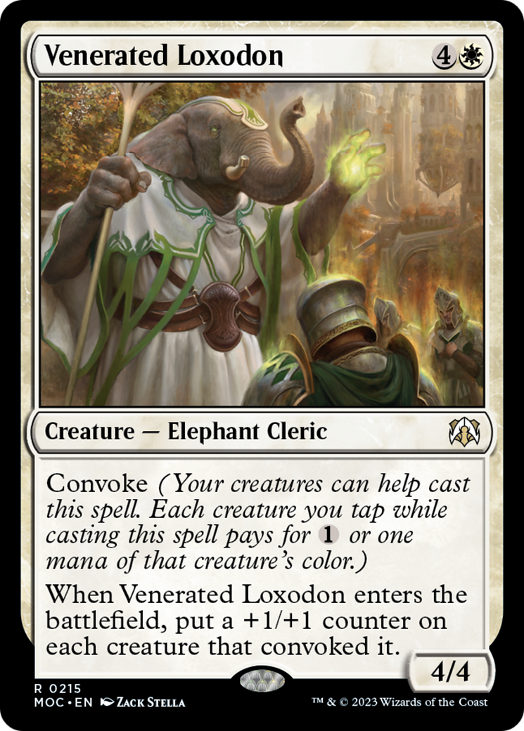 Venerated Loxodon [March of the Machine Commander] | Eastridge Sports Cards & Games