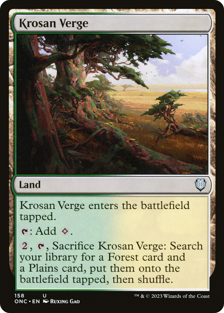Krosan Verge [Phyrexia: All Will Be One Commander] | Eastridge Sports Cards & Games