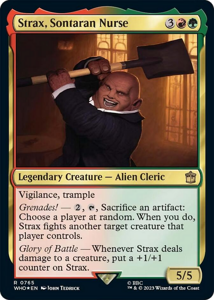 Strax, Sontaran Nurse (Surge Foil) [Doctor Who] | Eastridge Sports Cards & Games