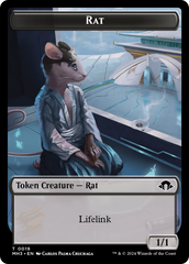 Rat // Energy Reserve Double-Sided Token [Modern Horizons 3 Tokens] | Eastridge Sports Cards & Games