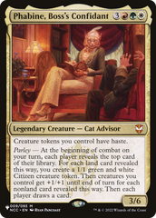 Phabine, Boss's Confidant [The List] | Eastridge Sports Cards & Games