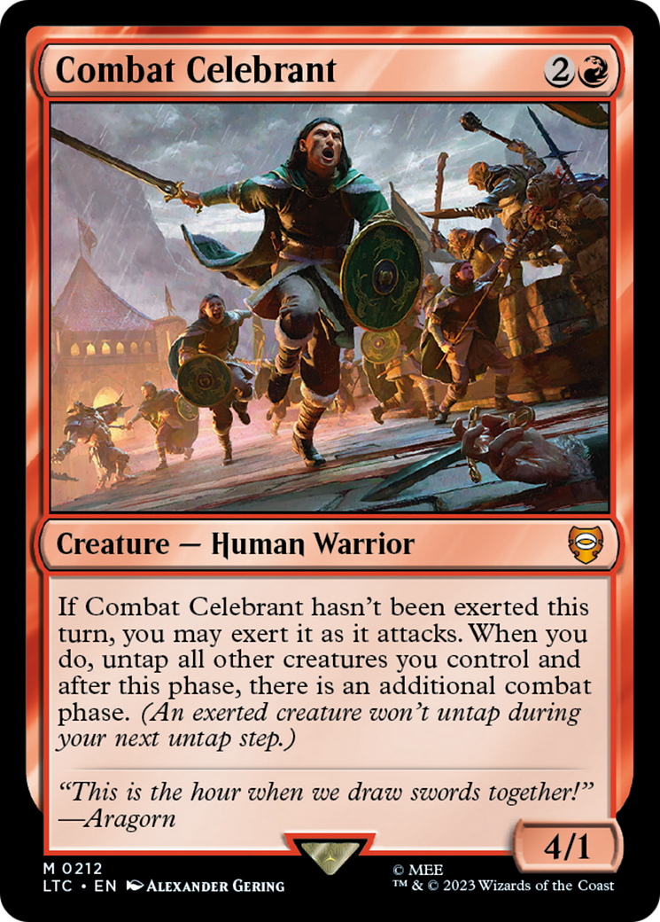 Combat Celebrant [The Lord of the Rings: Tales of Middle-Earth Commander] | Eastridge Sports Cards & Games