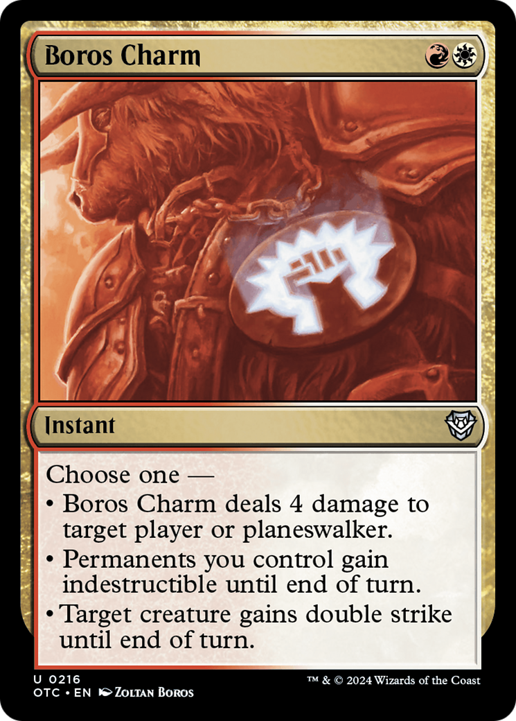 Boros Charm [Outlaws of Thunder Junction Commander] | Eastridge Sports Cards & Games