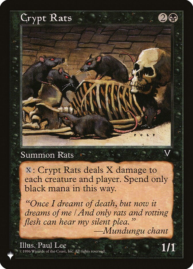 Crypt Rats [The List] | Eastridge Sports Cards & Games