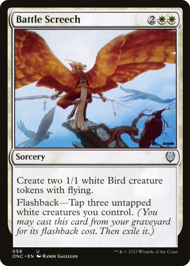 Battle Screech [Phyrexia: All Will Be One Commander] | Eastridge Sports Cards & Games