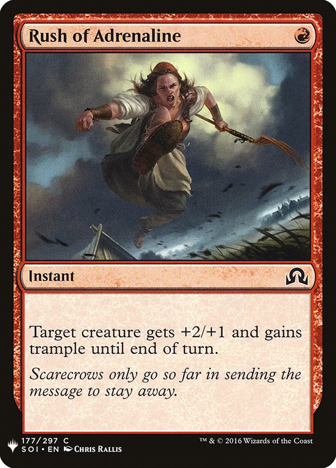 Rush of Adrenaline [Mystery Booster] | Eastridge Sports Cards & Games