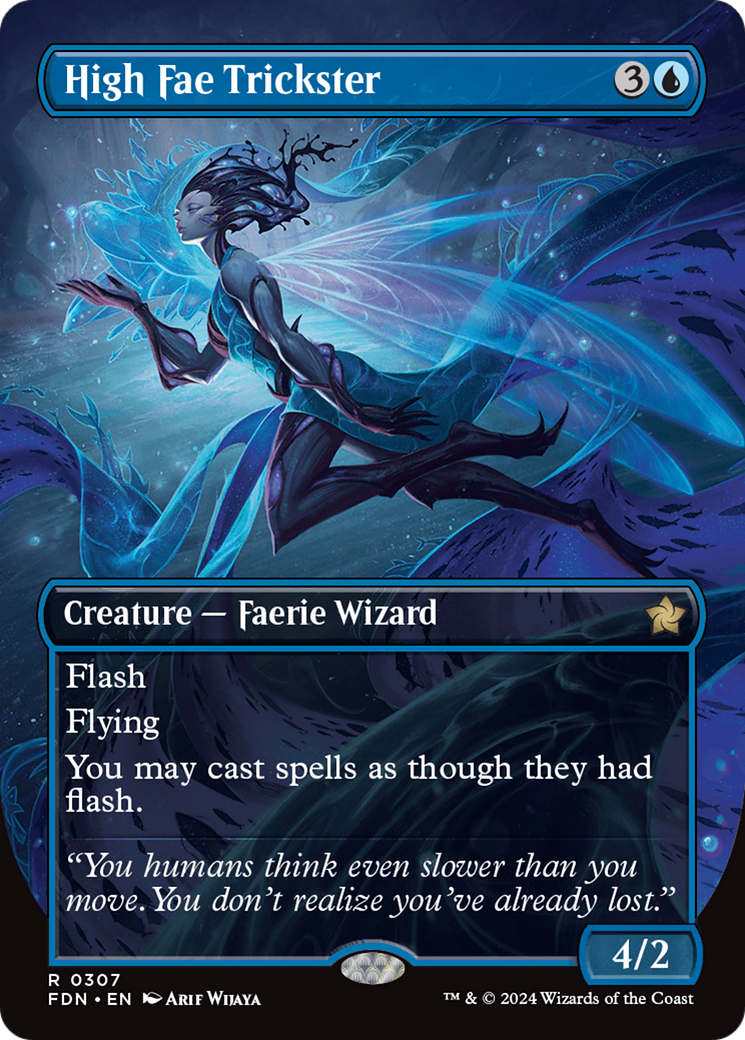 High Fae Trickster (Borderless) [Foundations] | Eastridge Sports Cards & Games