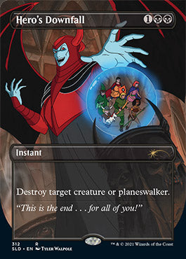 Hero's Downfall (Borderless) [Secret Lair Drop Series] | Eastridge Sports Cards & Games