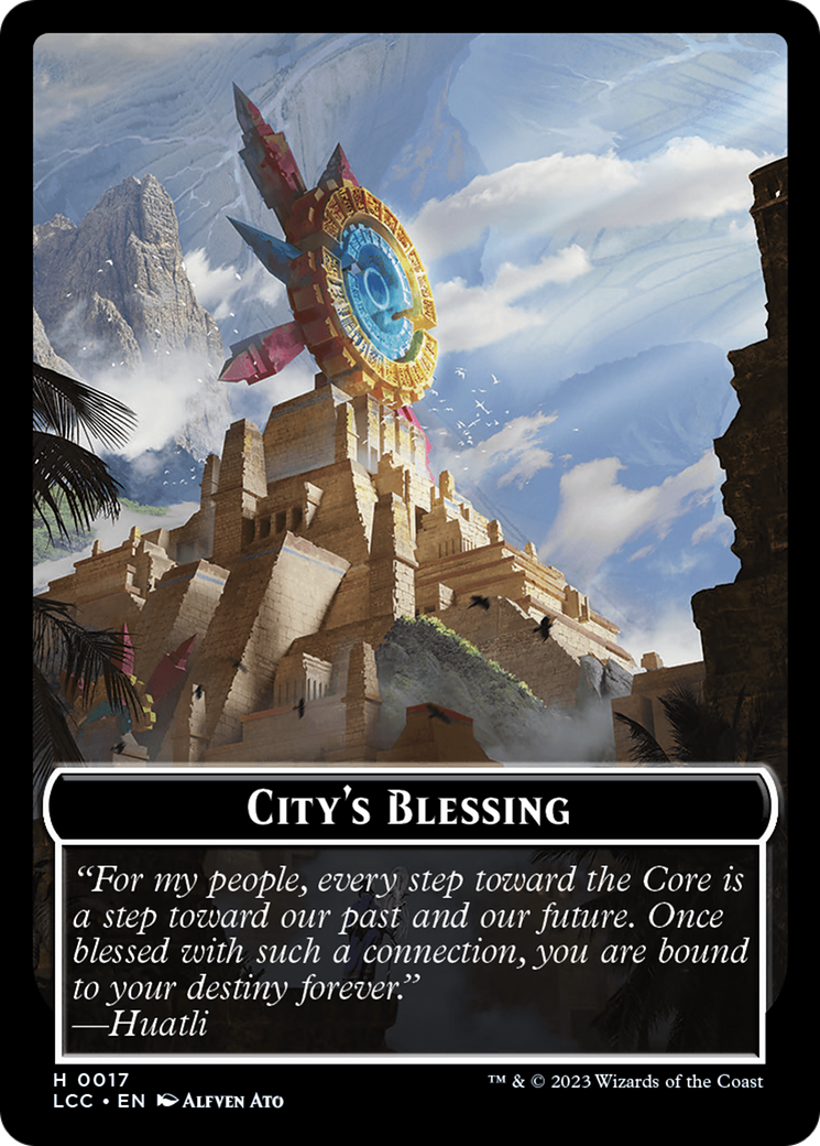 City's Blessing // Pirate (0005) Double-Sided Token [The Lost Caverns of Ixalan Commander Tokens] | Eastridge Sports Cards & Games