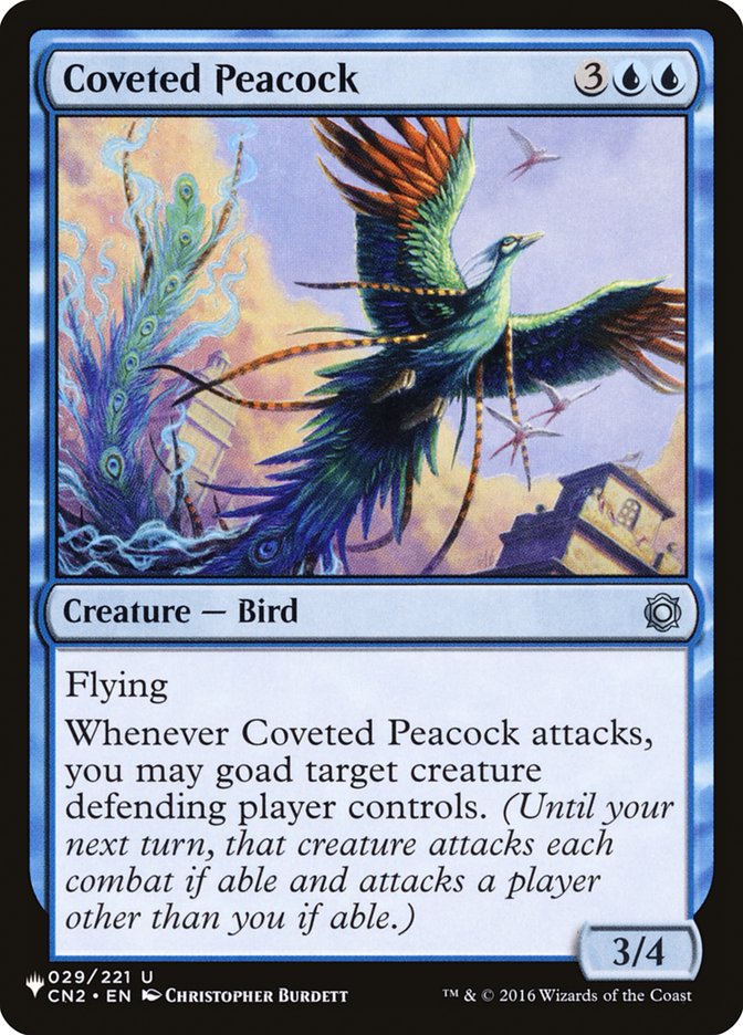 Coveted Peacock [The List] | Eastridge Sports Cards & Games
