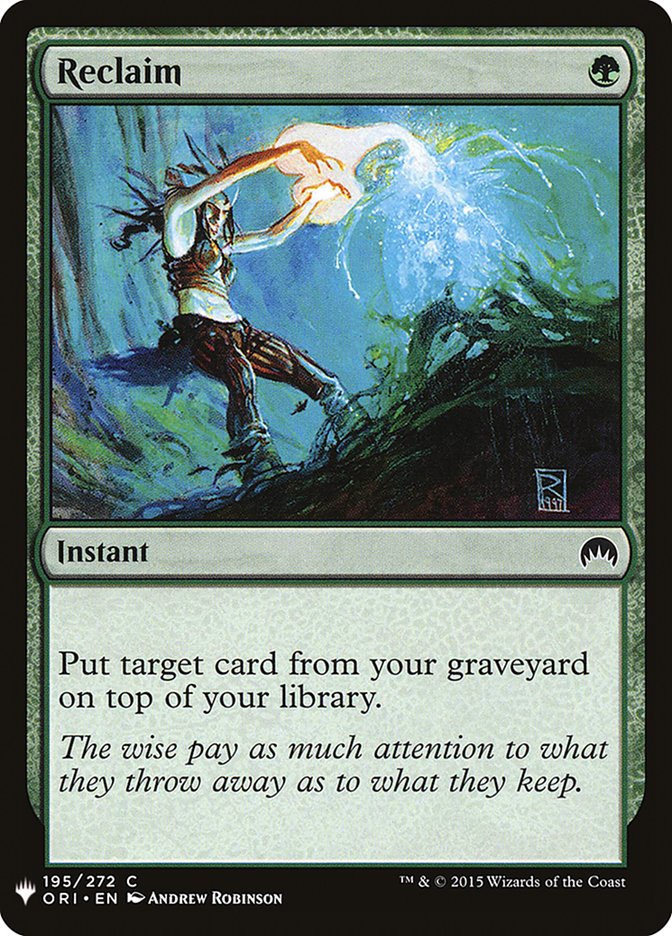 Reclaim [Mystery Booster] | Eastridge Sports Cards & Games