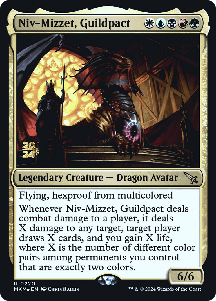 Niv-Mizzet, Guildpact [Murders at Karlov Manor Prerelease Promos] | Eastridge Sports Cards & Games