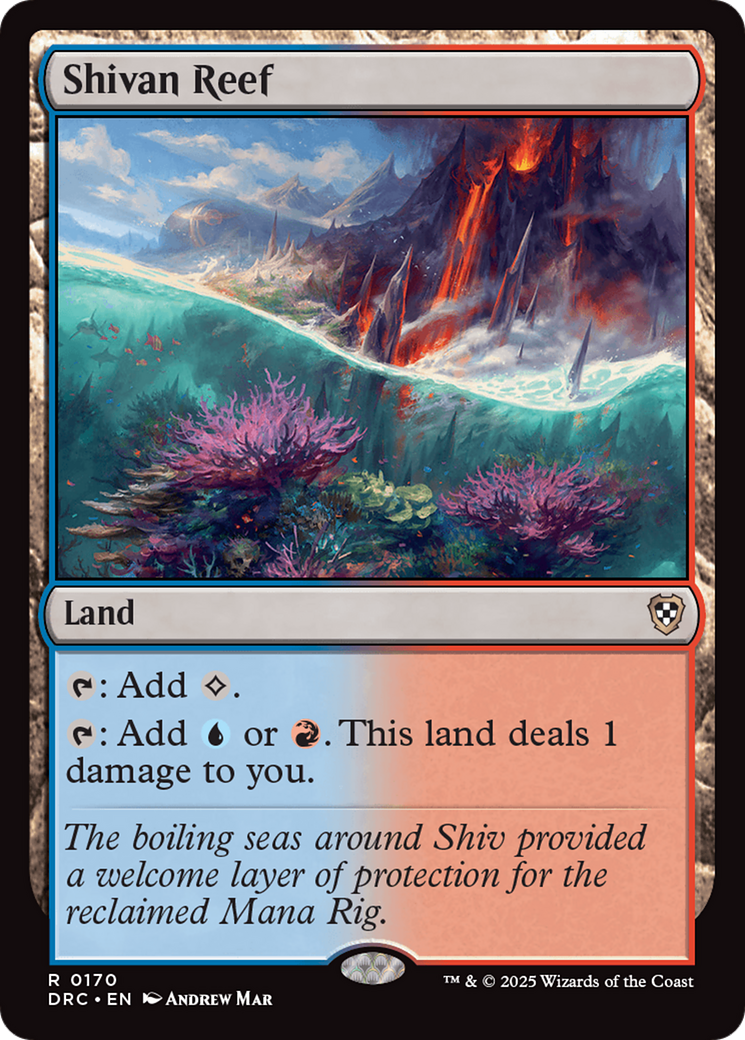 Shivan Reef [Aetherdrift Commander] | Eastridge Sports Cards & Games
