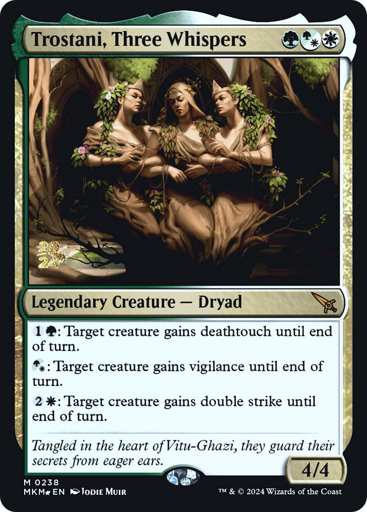 Trostani, Three Whispers [Murders at Karlov Manor Prerelease Promos] | Eastridge Sports Cards & Games