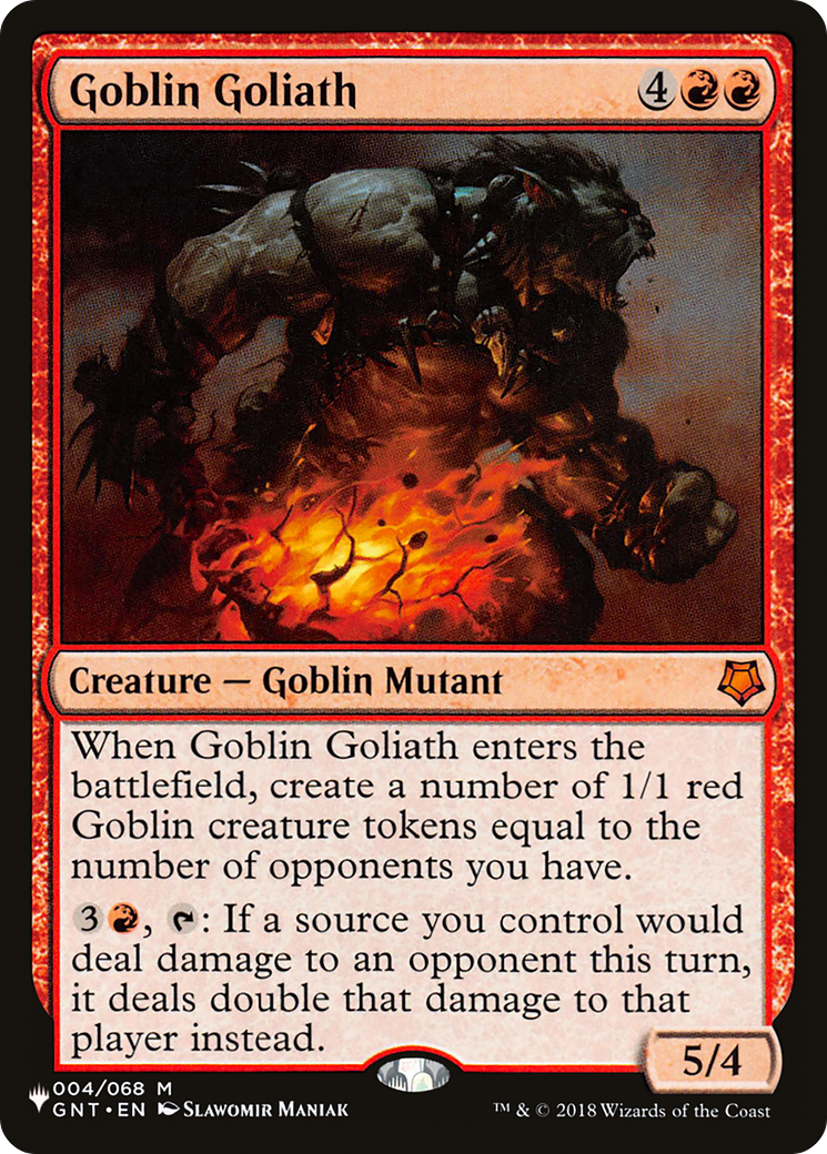 Goblin Goliath [The List] | Eastridge Sports Cards & Games