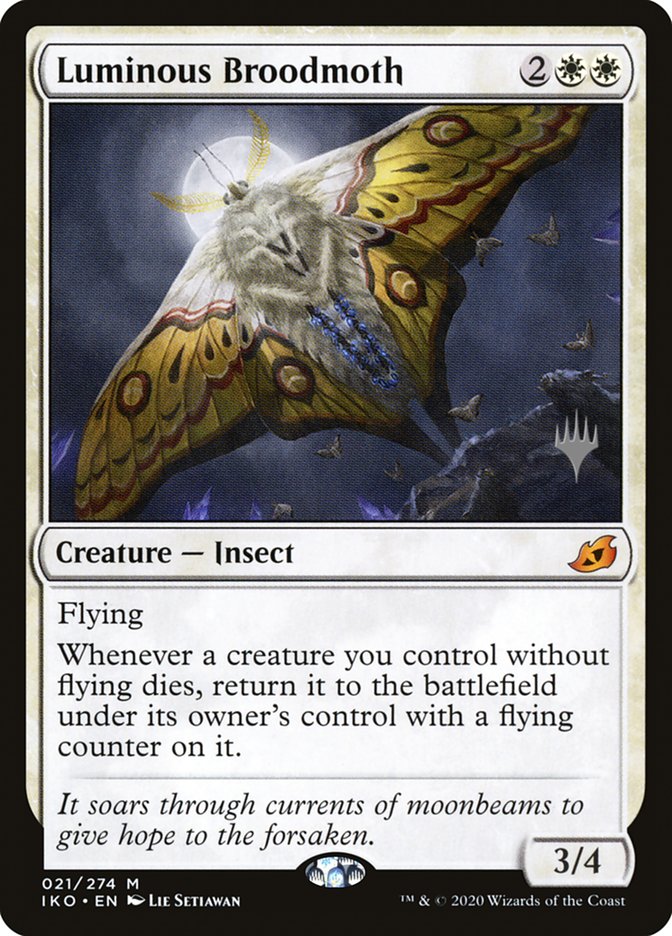 Luminous Broodmoth (Promo Pack) [Ikoria: Lair of Behemoths Promos] | Eastridge Sports Cards & Games