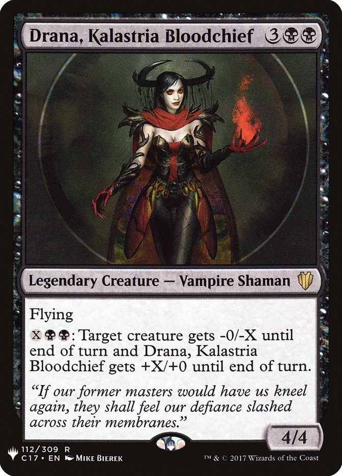 Drana, Kalastria Bloodchief [The List] | Eastridge Sports Cards & Games