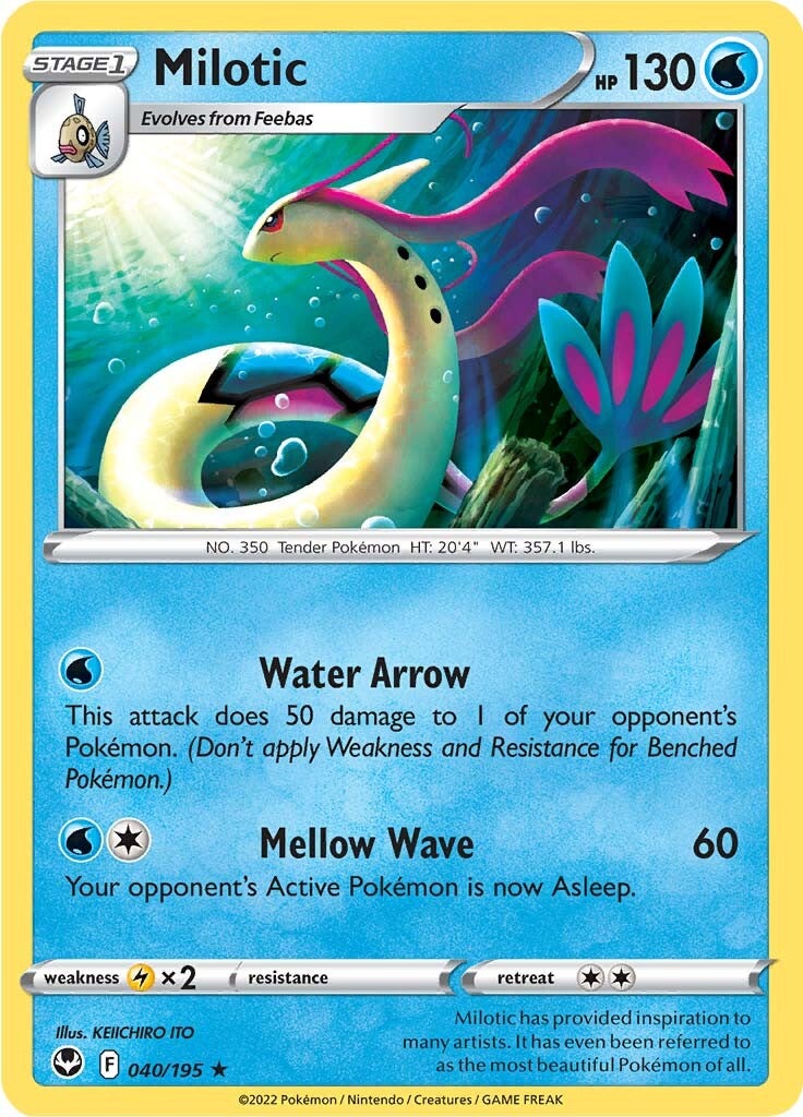 Milotic (040/195) [Sword & Shield: Silver Tempest] | Eastridge Sports Cards & Games